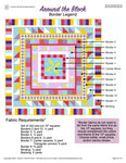 Around the Block Quilt Pattern - Digital Download