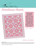 Farmhouse Hearts Quilt Pattern - Digital Download