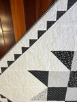 Aloha Pineapple Quilt - Black and White Farmhouse