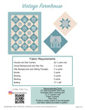 Vintage Farmhouse Quilt Pattern - Digital Download