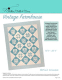Vintage Farmhouse Quilt Pattern - Digital Download